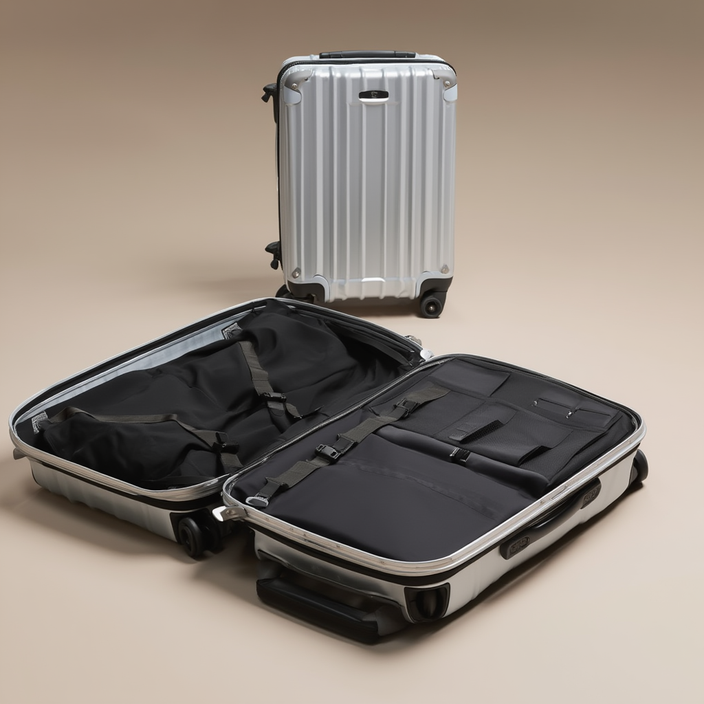 Ensemble de Valises | Valise Cabine 51 cm & Valise Soute 61 cm avec Design Élégant | Duo Pratique pour Évasion Romantique 3