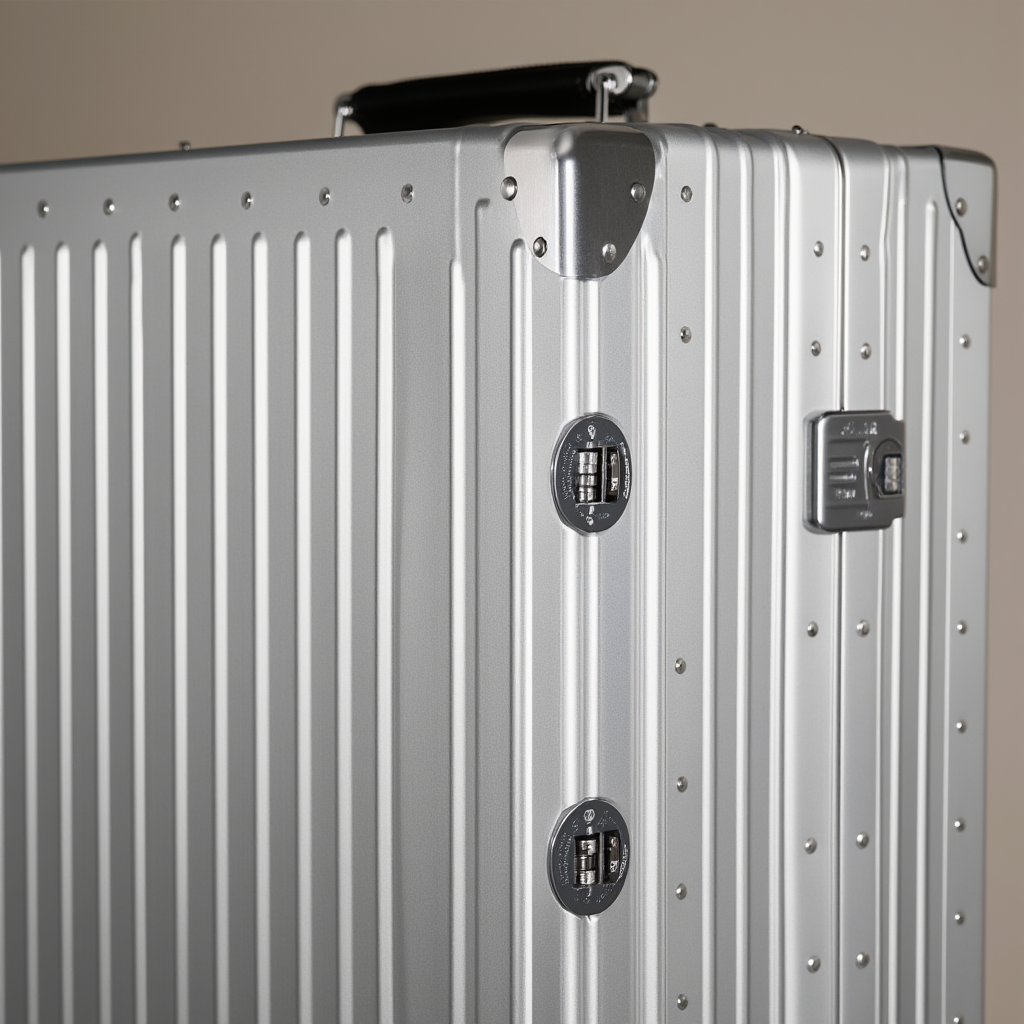 Valise Cabine Aluminium 26'' avec Grande Capacité de 68 L | Résistante à l'Eau pour Voyages Prolongés 3