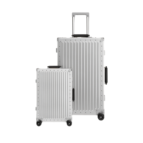 Ensemble de Bagages en Aluminium | Valise Cabine et Grande Valise avec Coins Renforcés | Léger et Durable pour Tous Vos Voyages 1