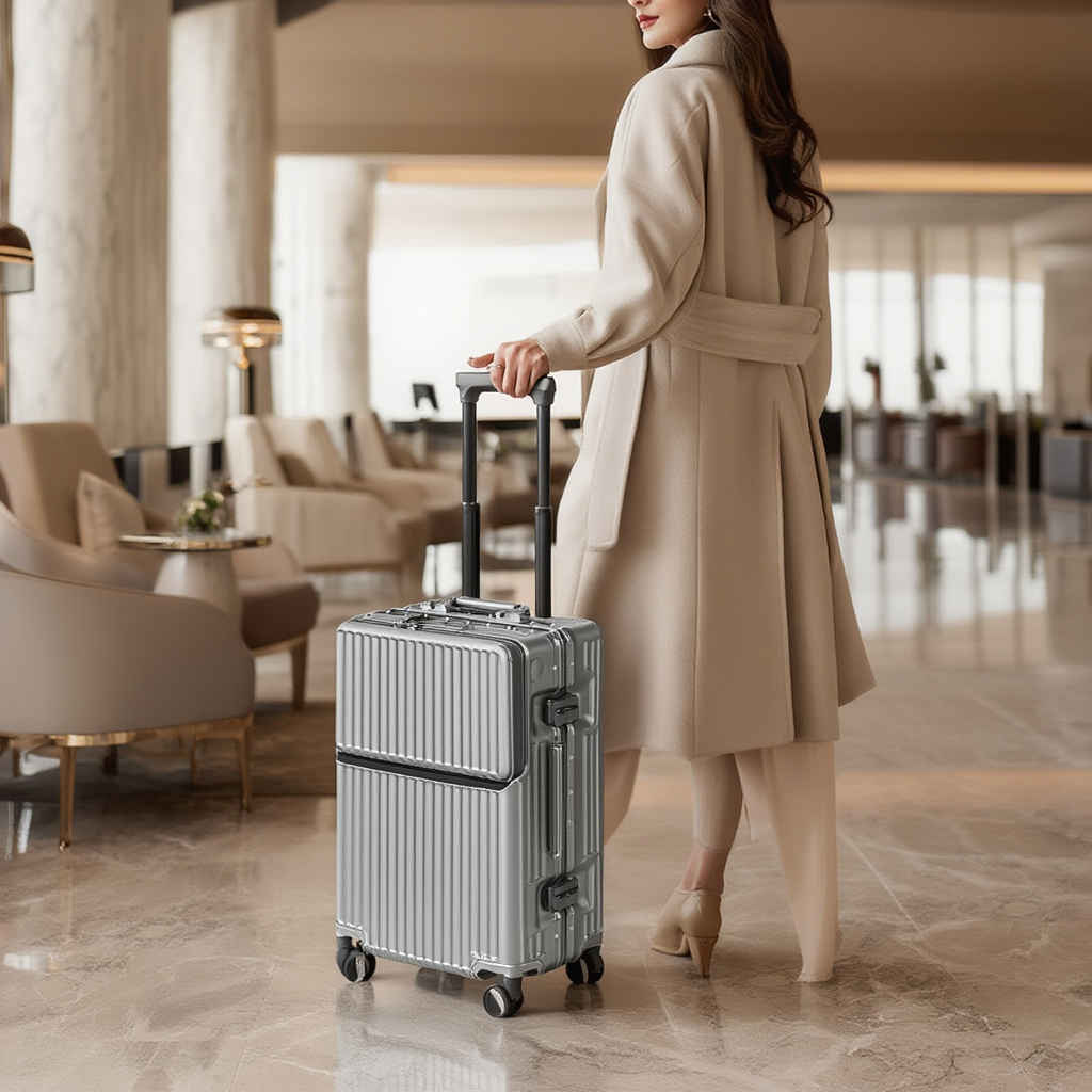 Voyageur Élégant | Valise Cabine Hublot avec Ports USB | Pratique et Élégante pour Vos Déplacements Modernes 2