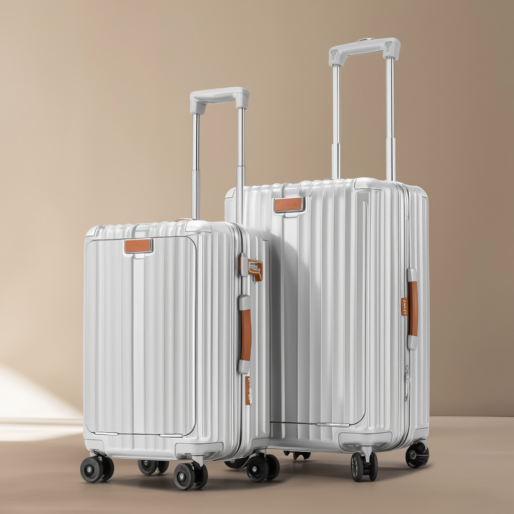 Ensemble de Valises | Valise Cabine 51 cm & Valise Soute 61 cm avec Design Élégant | Duo Pratique pour Évasion Romantique 5