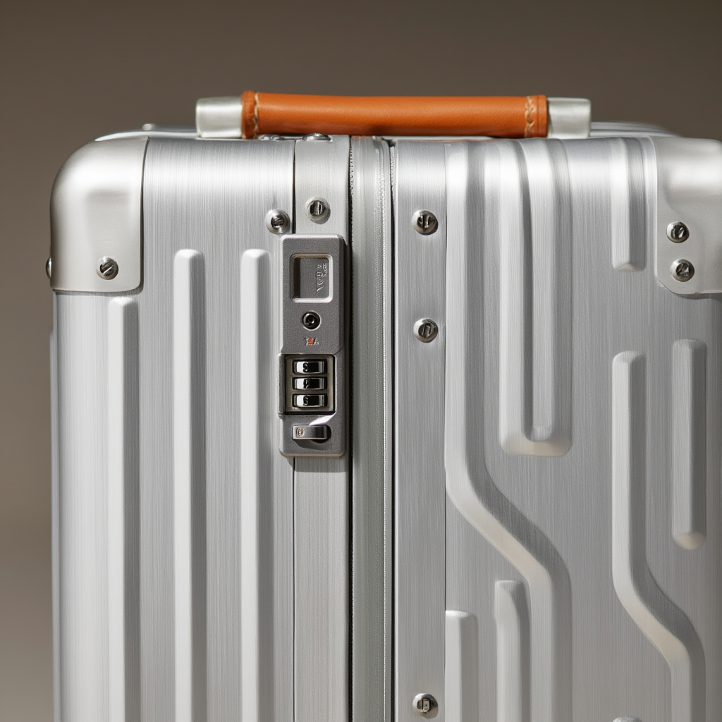 Élégance Voyage | Valise Cabine en Aluminium de 20 Pouces avec Serrures Sécurisées | Design Luxe pour Voyageurs Exigeants 4