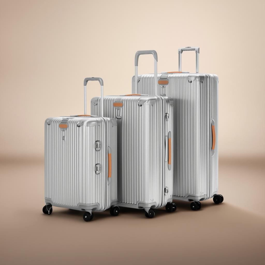 Ensemble de Bagages | Valise Cabine et Valise de Voyage avec Roues Pivotantes | Pratique pour Vacances en Famille 3