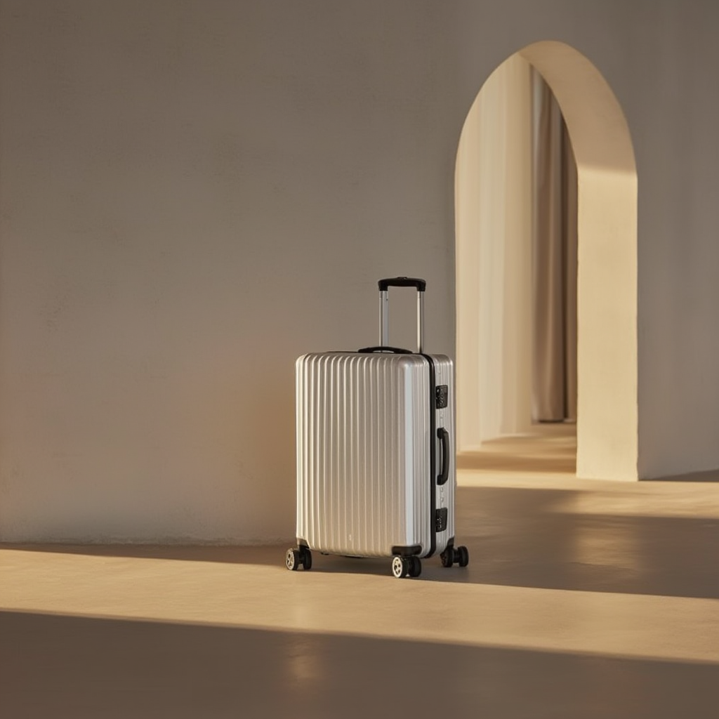 Valise Cabine Aluminium 24 avec Roues Pivotantes 360° | Design Ergonomique pour Voyage Pratique 4