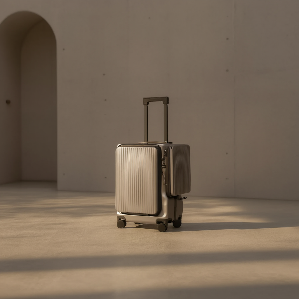 Utility 2 | Valise Cabine en Composite avec Port USB et Support Téléphone | Pratique pour Voyages d'Affaires et Loisirs 4