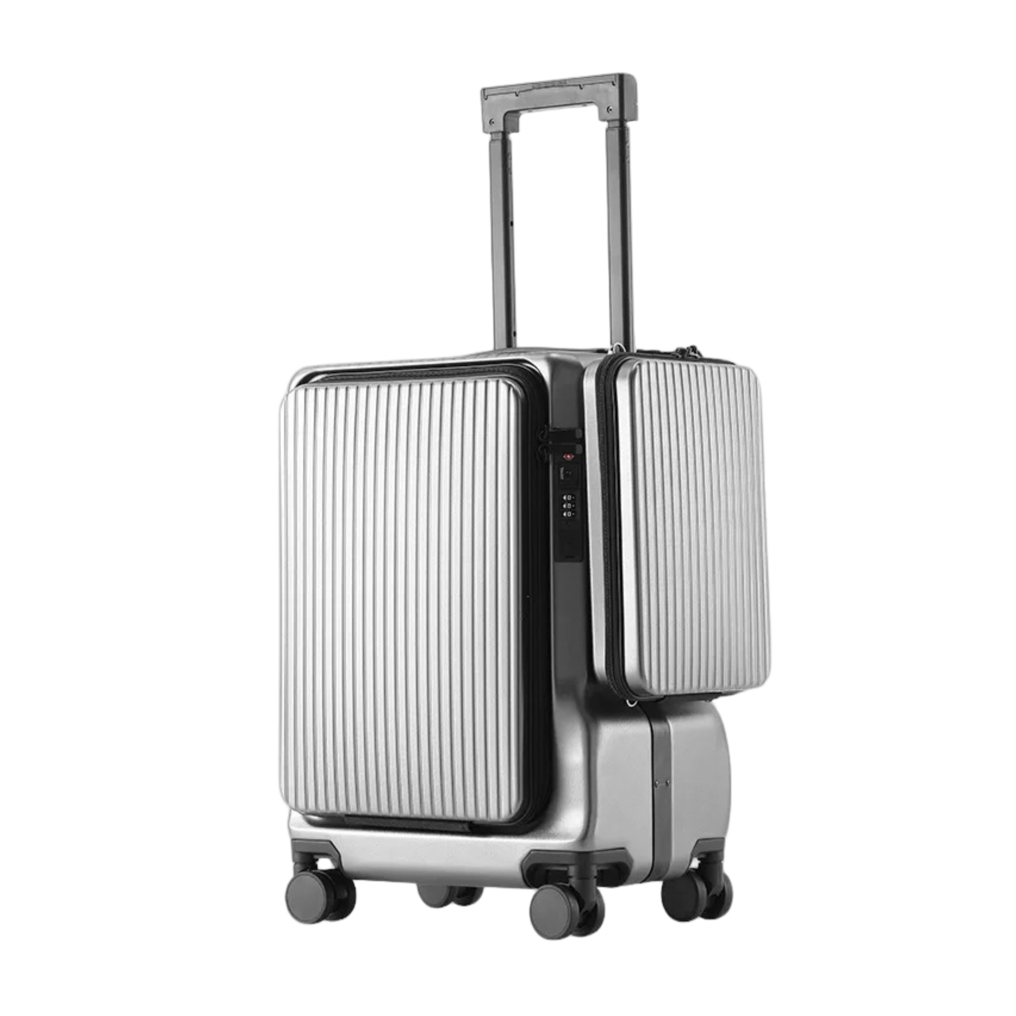 Utility 2 | Valise Cabine en Composite avec Port USB et Support Téléphone | Pratique pour Voyages d'Affaires et Loisirs 1