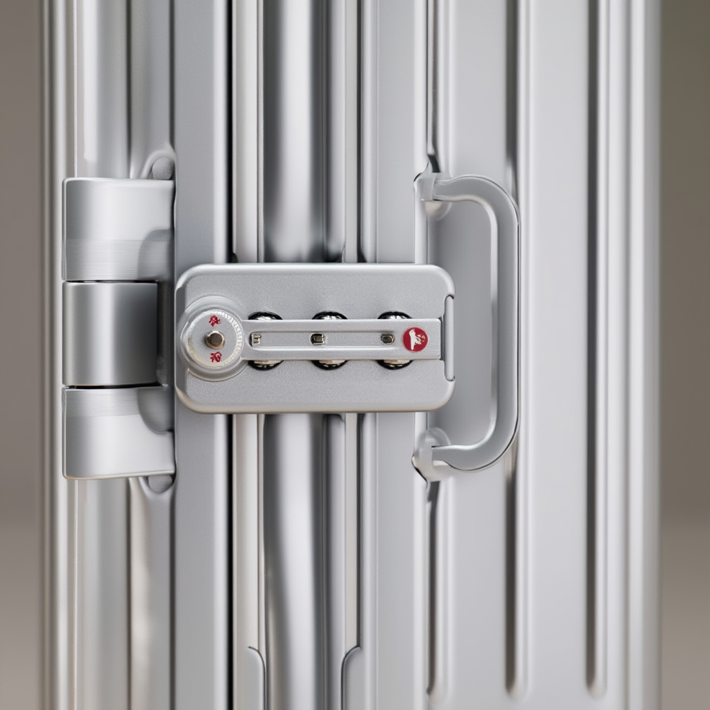 Valise Cabine Premium | Valise en Aluminium avec Roues Silencieuses | Design Élégant pour Voyage Confortable 6