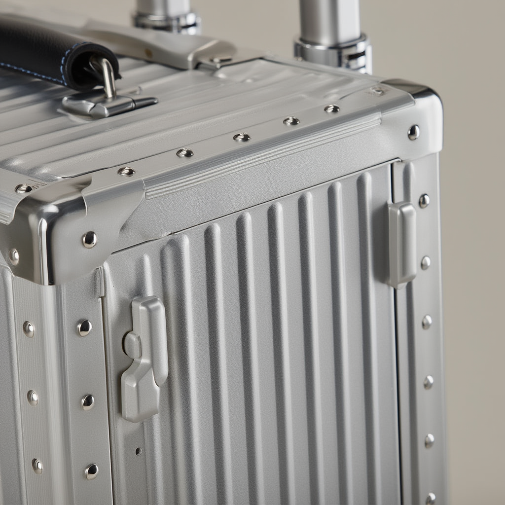 Ensemble de Bagages en Aluminium | Valise Cabine et Grande Valise avec Coins Renforcés | Léger et Durable pour Tous Vos Voyages 4