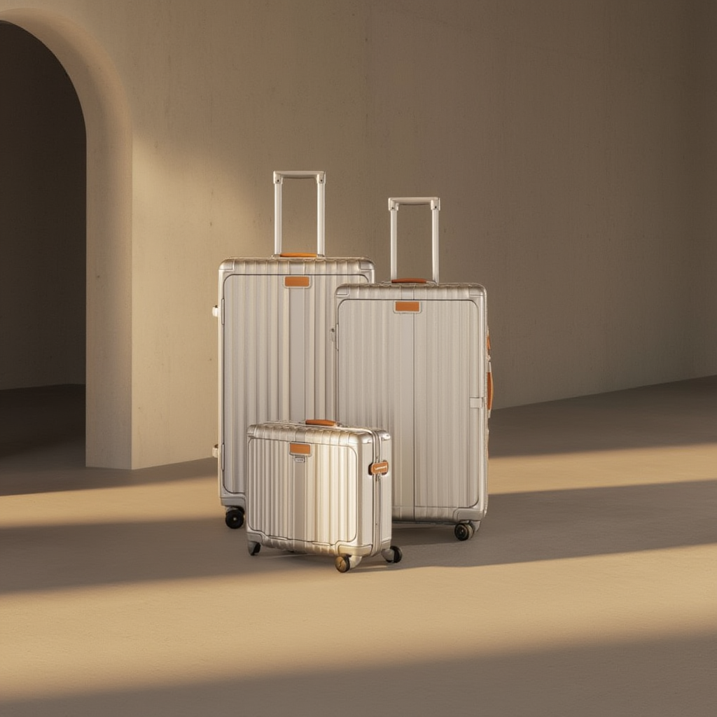 Ensemble de Bagages | Valise Cabine et Valise de Voyage avec Roues Pivotantes | Pratique pour Vacances en Famille 4